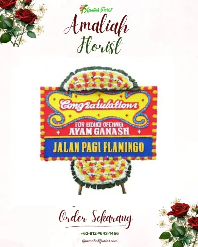 Bunga Papan Congratulation di Nogotirto